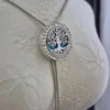 Tree Of Life Aromatherapy Locket With Rhinestones - Image 2