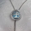Tree Of Life Aromatherapy Locket With Rhinestones