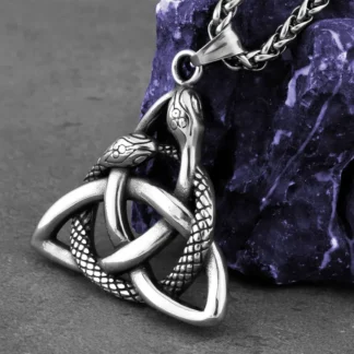 Celtic Serpent Knot Pendant