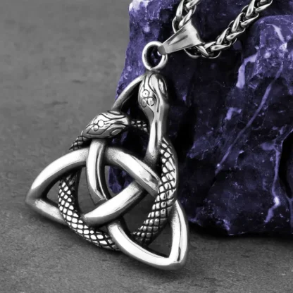 Celtic Serpent Knot Pendant
