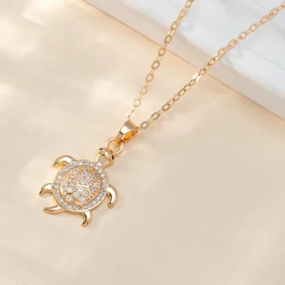 Golden Sea Turtle with Rhinestones