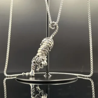 "Pounce" - Hanging Tiger Pendant