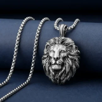 "Iron Pride" - Lion Head Pendant