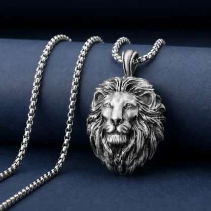 "Iron Pride" - Lion Head Pendant