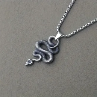 Serpent Coil - Snake Pendant