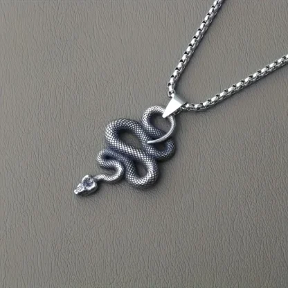 Serpent Coil - Snake Pendant