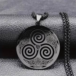 Stainless Steel Swirl Pendants
