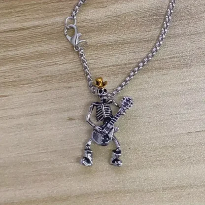 Guitar Playing Skeleton Pendant - Image 2