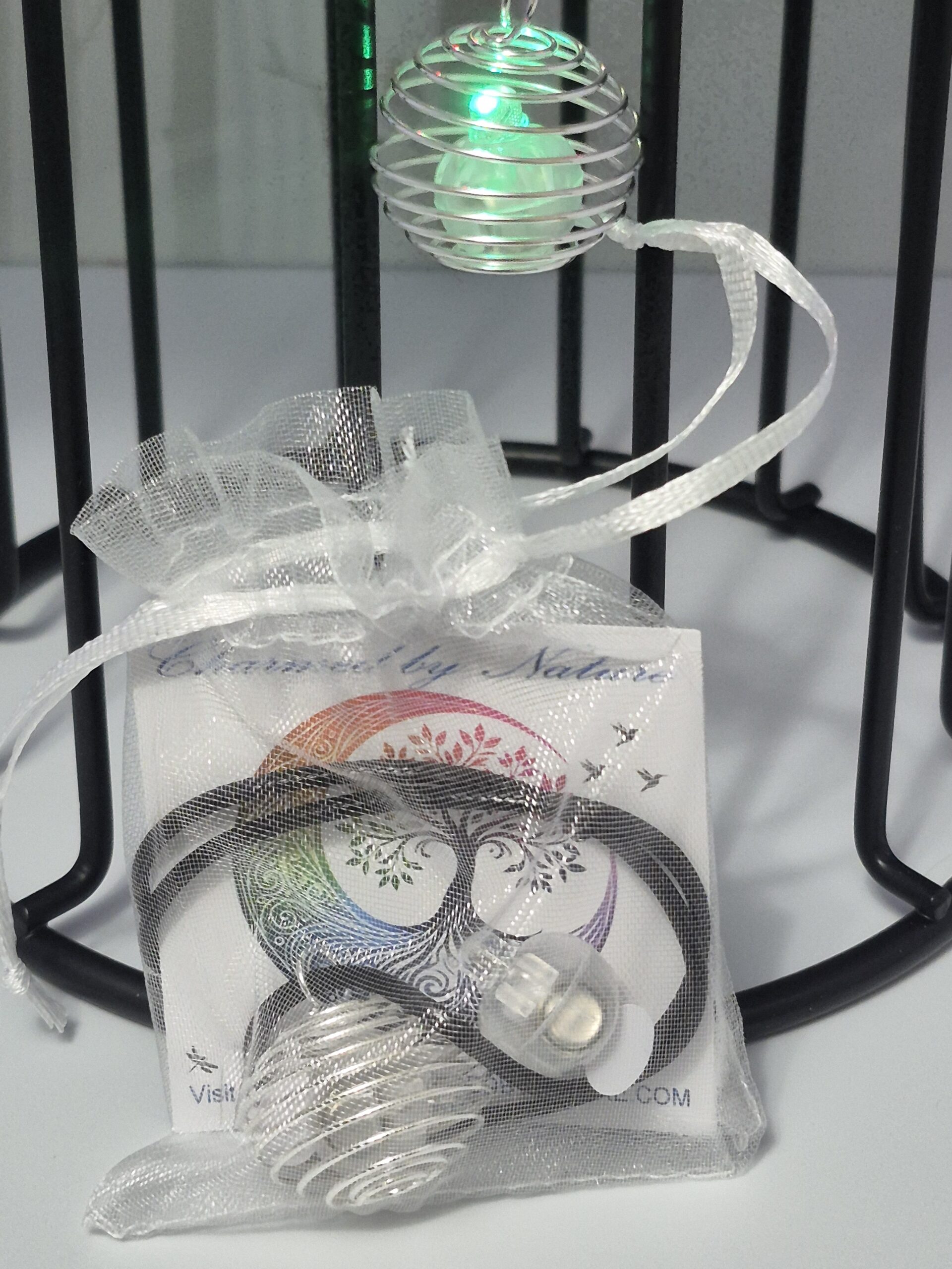 Coil Ball Glow Pendant with LED Light - Image 3