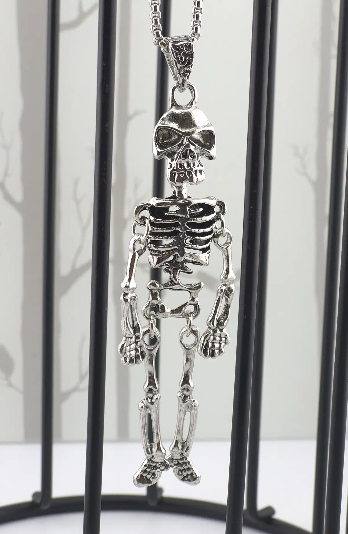 4" Articulated Skeleton Pendant - Image 3