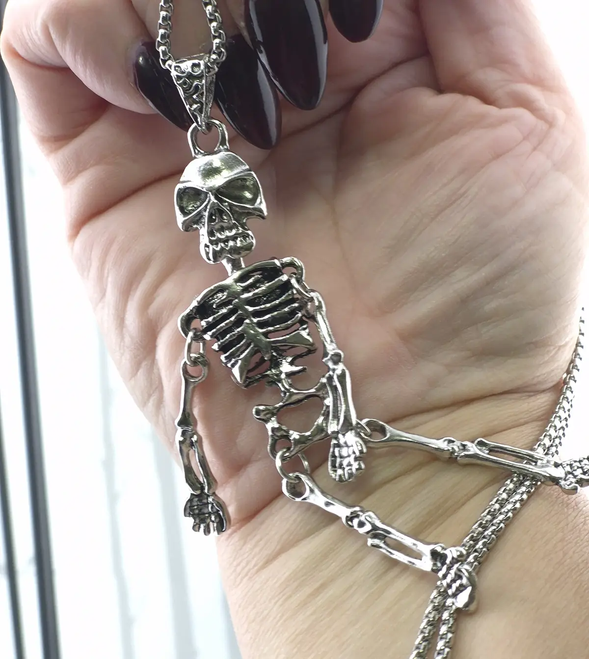 4" Articulated Skeleton Pendant - Image 2
