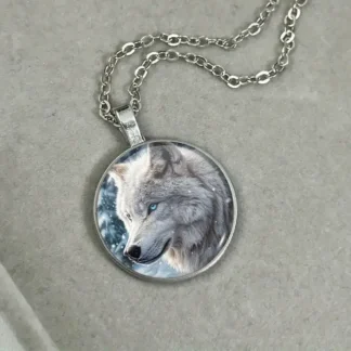 Northern Spirit Wolf Pendant