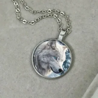 Northern Spirit Wolf Pendant