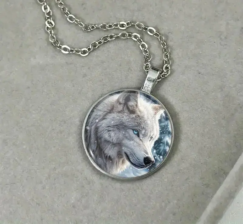 Northern Spirit Wolf Pendant