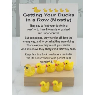 Get Your Ducks In A Row (block not included)