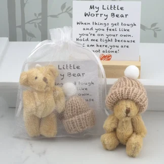 Light Brown Little Worry Bears